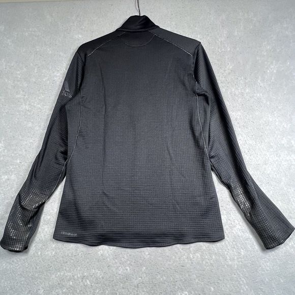 Adidas Athletic Sweater Women’s Medium Gray Half Zip Workout Top Long Sleeve. - Picture 8 of 16